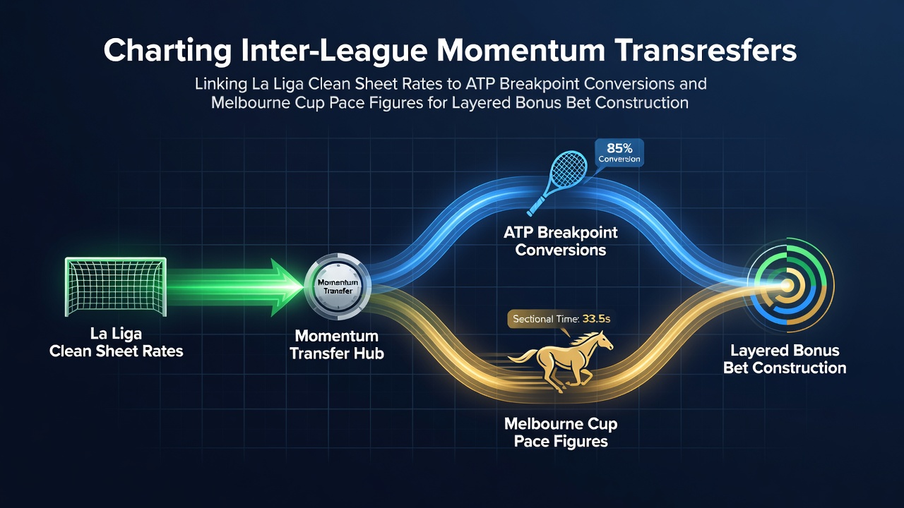 Charting Inter-League Momentum Transfers: Linking La Liga Clean Sheet Rates to ATP Breakpoint Conversions and Melbourne Cup Pace Figures for Layered Bonus Bet Construction