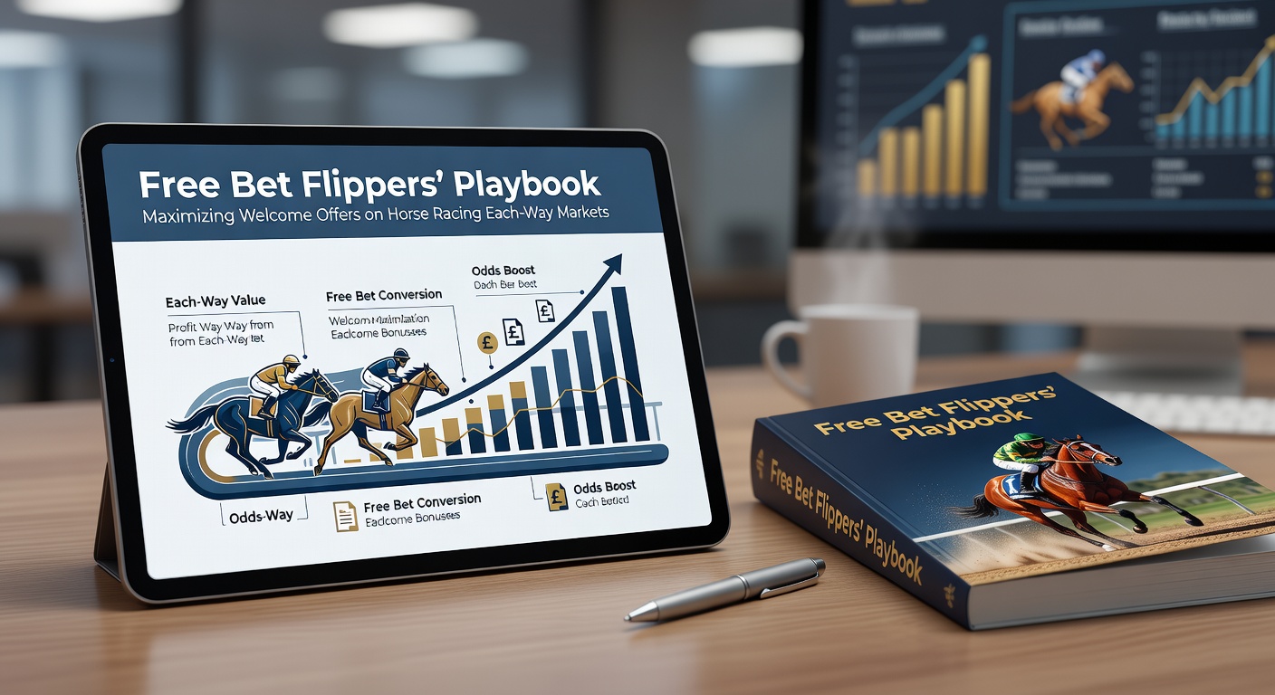 Vibrant horse racing scene at a UK track with punters checking each-way odds on mobile devices during a festival meet