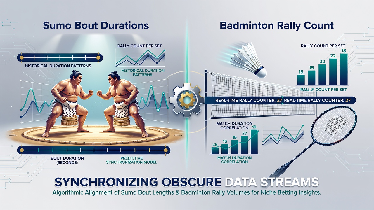 Chart displaying lacrosse assist totals synchronized with sumo and badminton metrics for accumulator construction