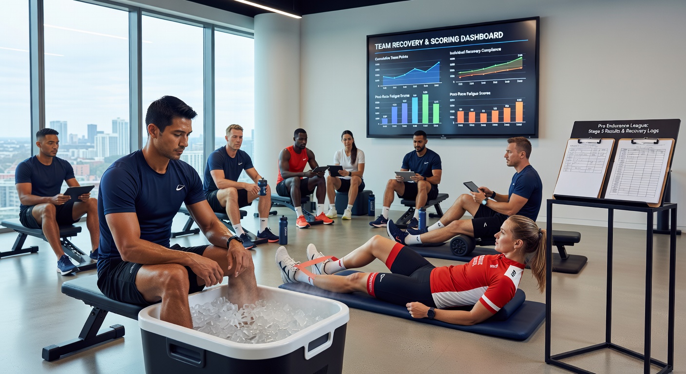 Team scoring charts showing performance recovery timelines across professional leagues