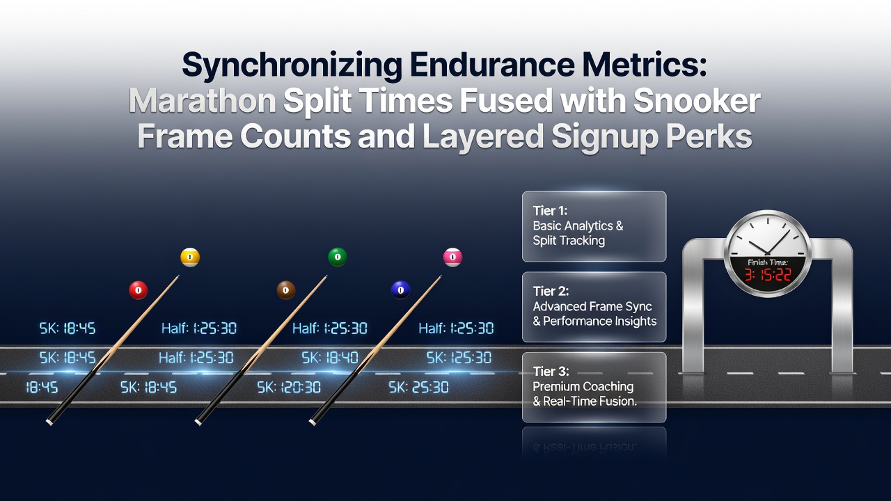 Endurance athletes and snooker players reviewing synchronized performance data on digital platforms