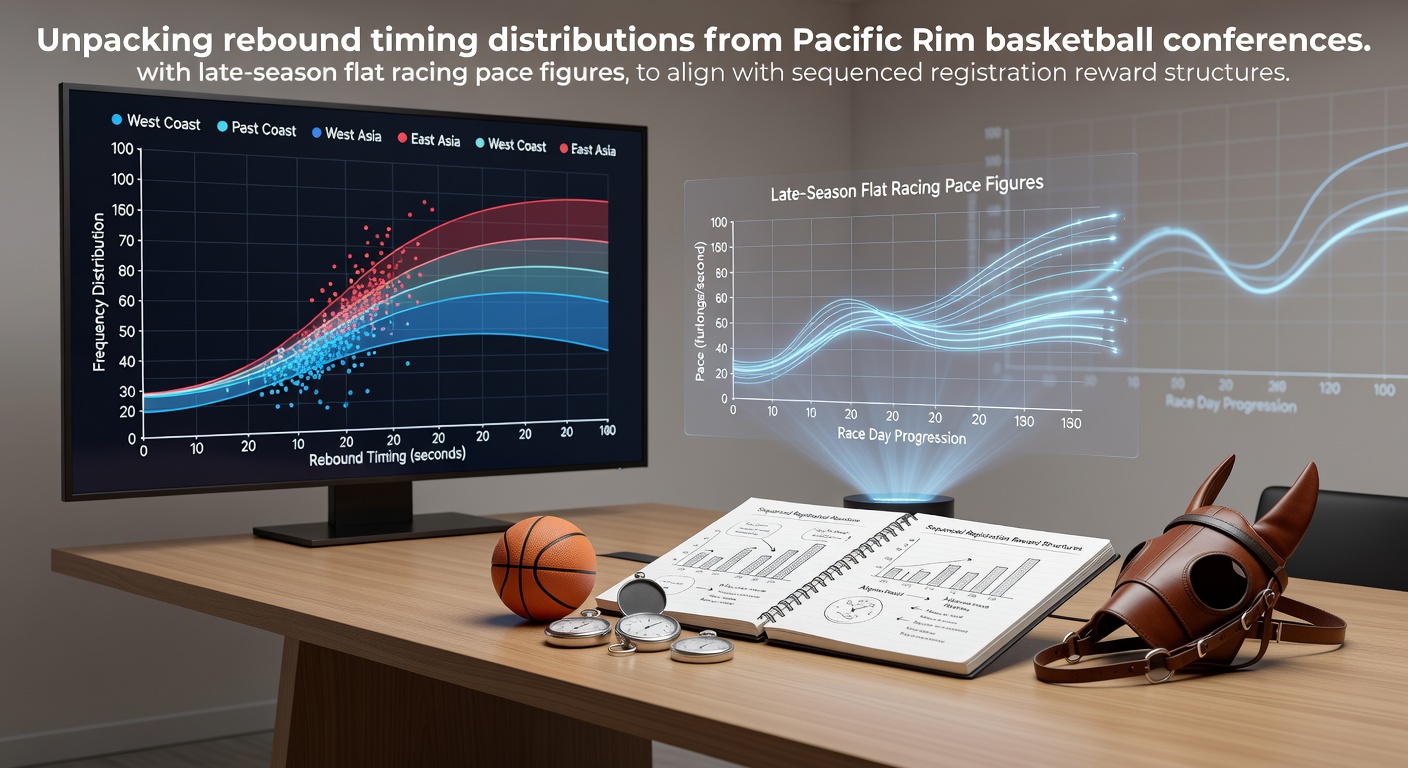 Pacific Rim basketball rebound analysis chart aligned with flat racing pace data